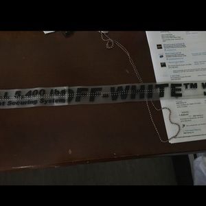 rare transparent OFF-WHITE “belt”